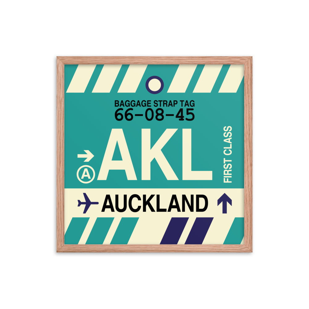 Travel-Themed Framed Print • AKL Auckland Souvenir • YHM Designs - Image 10