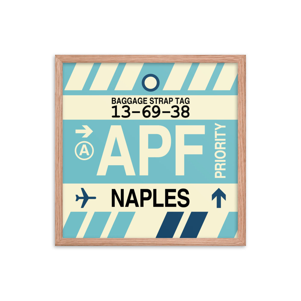Travel-Themed Framed Print • APF Naples Souvenir • YHM Designs - Image 10