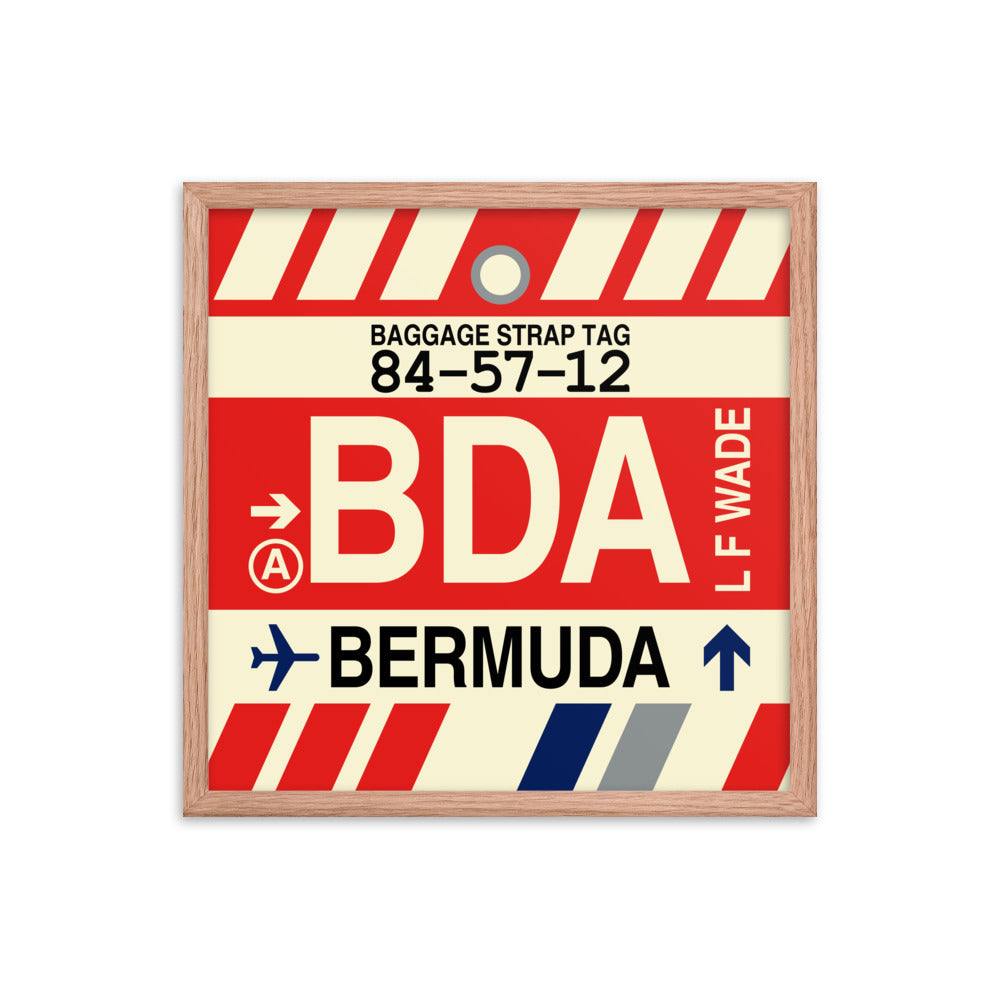 Travel-Themed Framed Print • BDA Bermuda • YHM Designs - Image 10