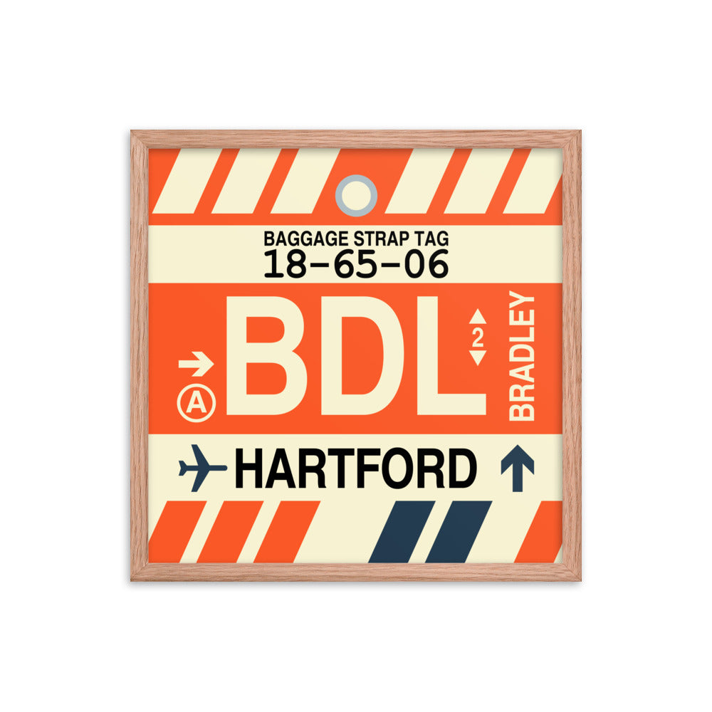 Travel-Themed Framed Print • BDL Hartford • YHM Designs - Image 10