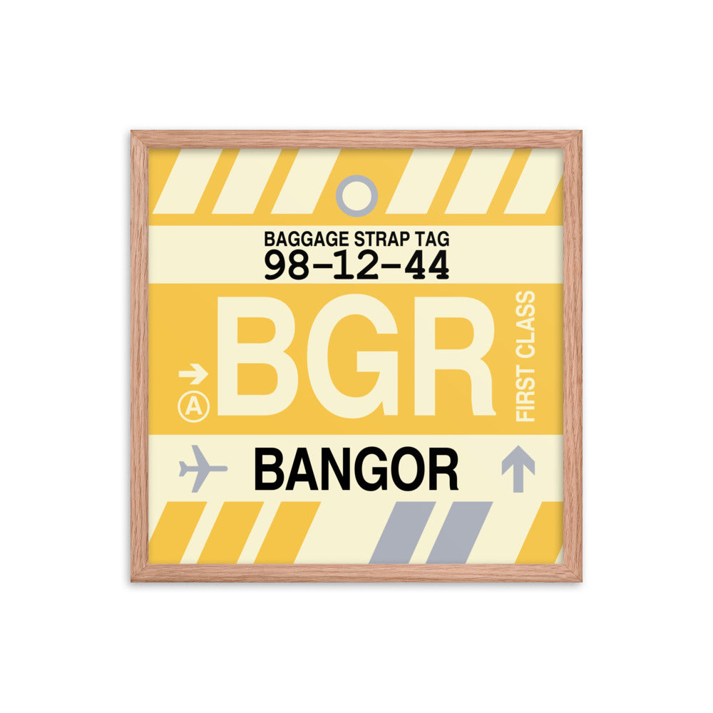 Travel-Themed Framed Print • BGR Bangor • YHM Designs - Image 10