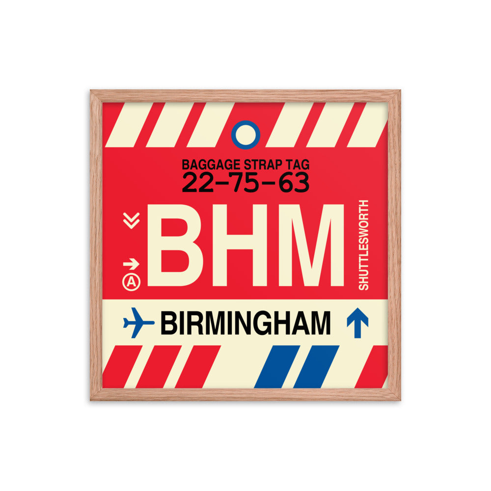Travel-Themed Framed Print • BHM Birmingham • YHM Designs - Image 10
