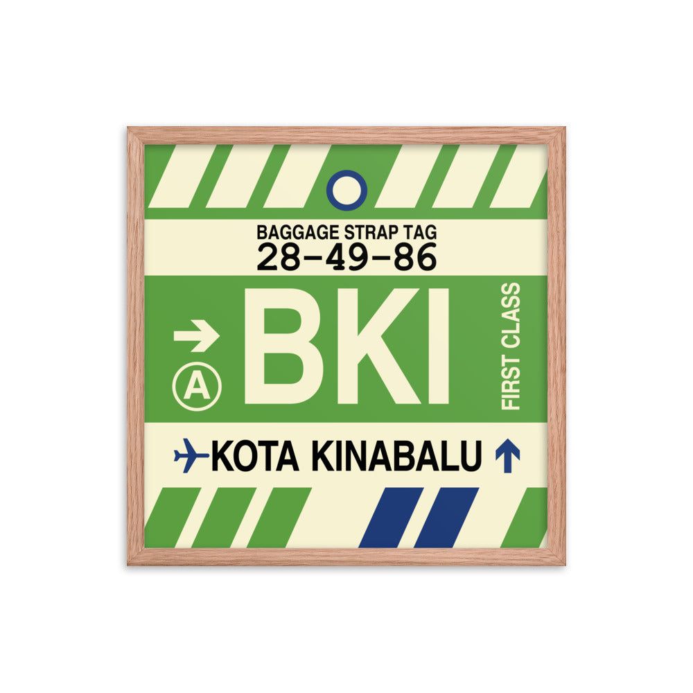 Travel-Themed Framed Print • BKI Kota Kinabalu • YHM Designs - Image 10