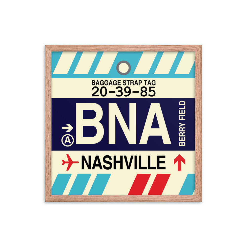 Travel-Themed Framed Print • BNA Nashville • YHM Designs - Image 10