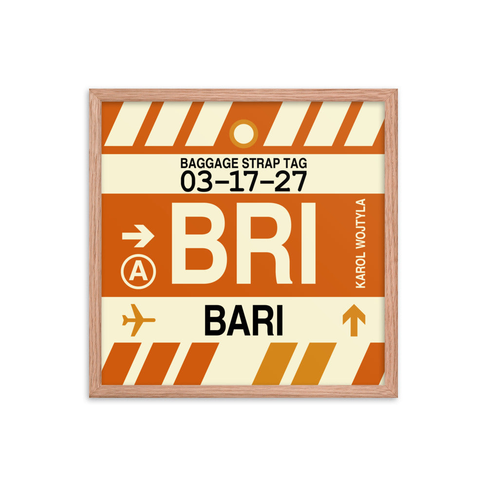 Travel-Themed Framed Print • BRI Bari Souvenir • YHM Designs - Image 10