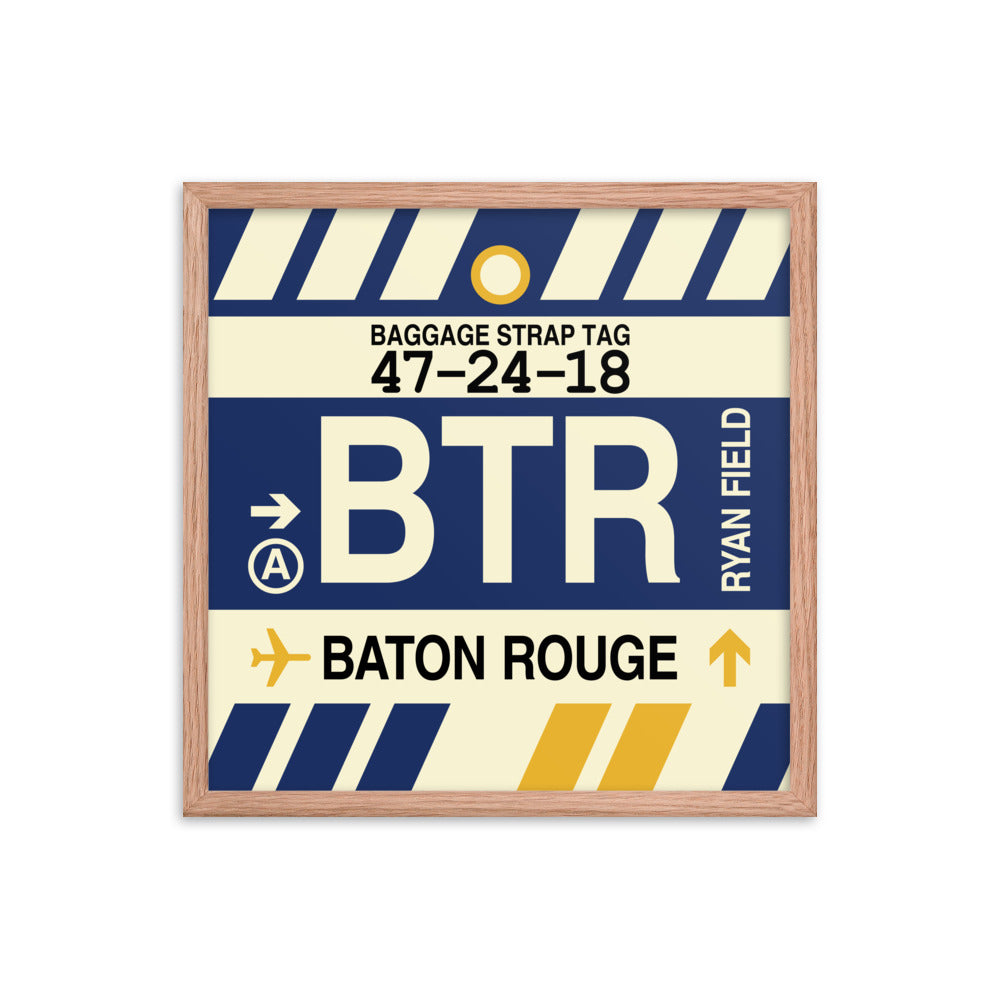 Travel-Themed Framed Print • BTR Baton Rouge • YHM Designs - Image 10