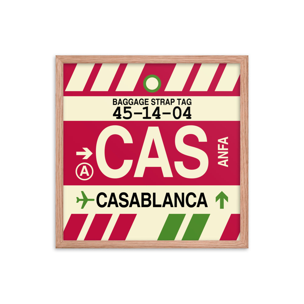 Travel-Themed Framed Print • CAS Casablanca • YHM Designs - Image 10