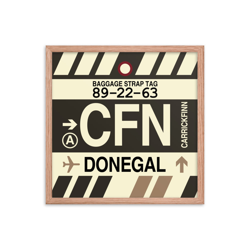 Travel-Themed Framed Print • CFN Donegal • YHM Designs - Image 10