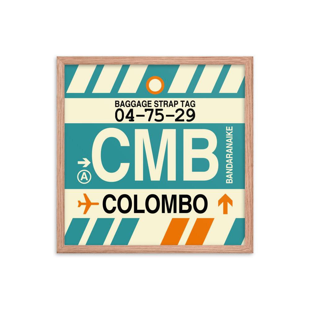 Travel-Themed Framed Print • CMB Colombo Souvenir • YHM Designs - Image 10