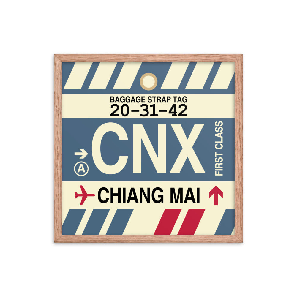 Travel-Themed Framed Print • CNX Chiang Mai Souvenir • YHM Designs - Image 10