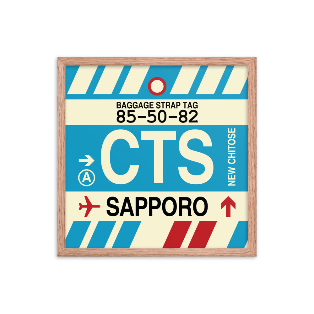 Travel-Themed Framed Print • CTS Sapporo Souvenir • YHM Designs - Image 10