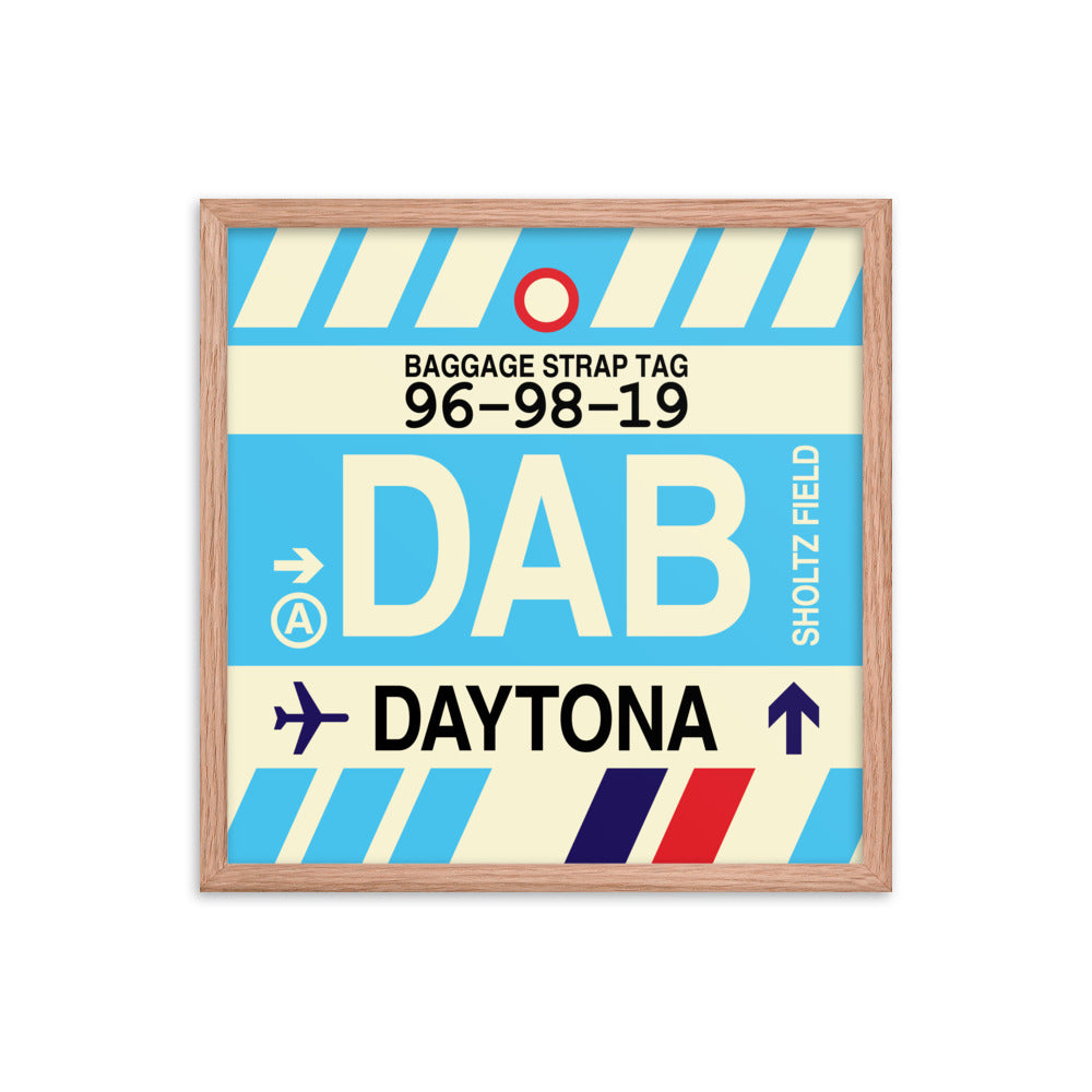 Travel-Themed Framed Print • DAB Daytona Beach • YHM Designs - Image 10