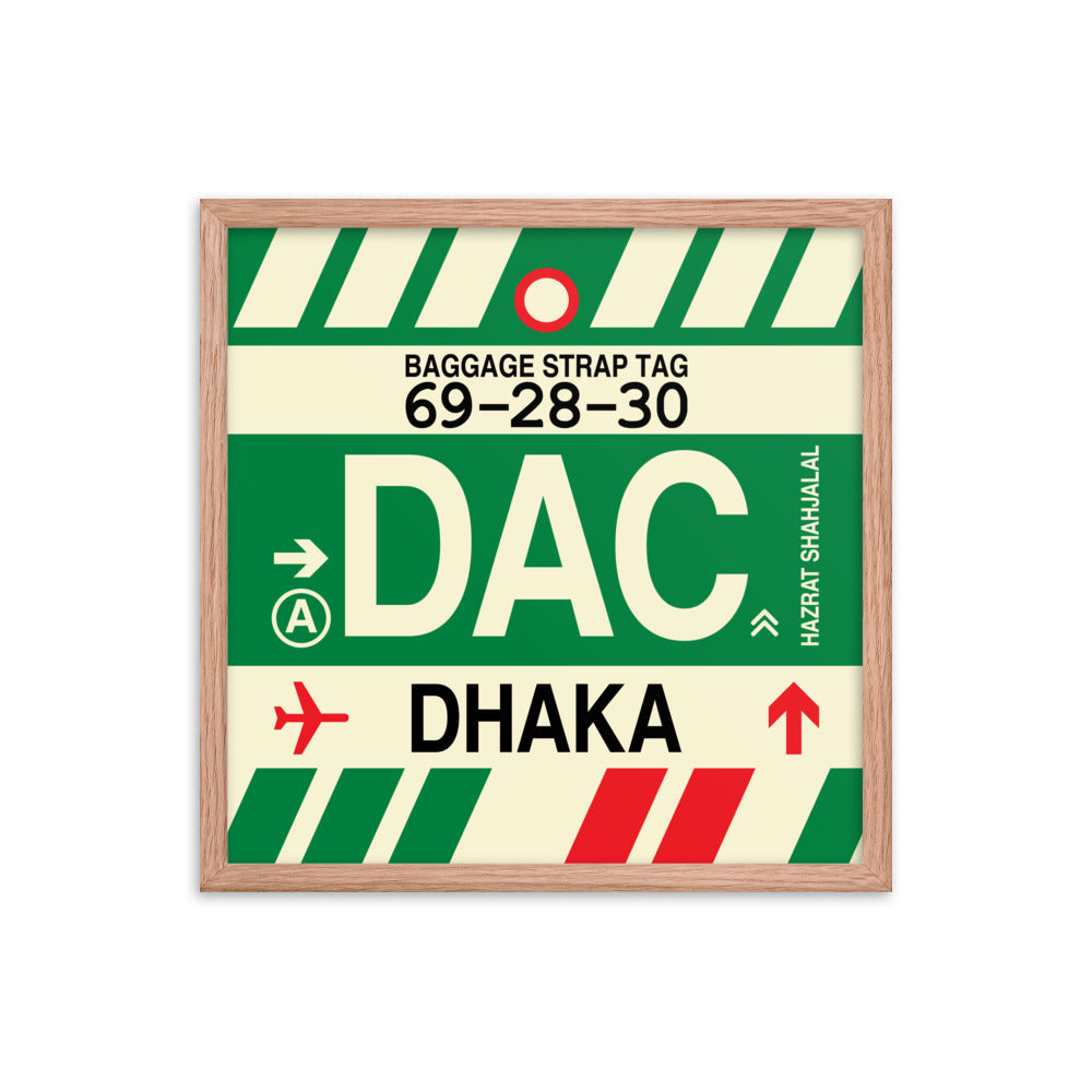 Travel-Themed Framed Print • DAC Dhaka Souvenir • YHM Designs - Image 10