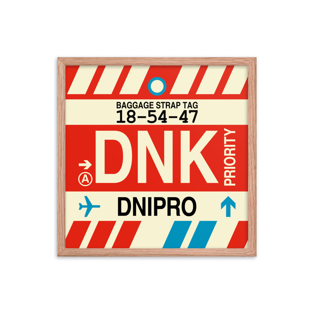 Travel-Themed Framed Print • DNK Dnipro Souvenir • YHM Designs - Image 10