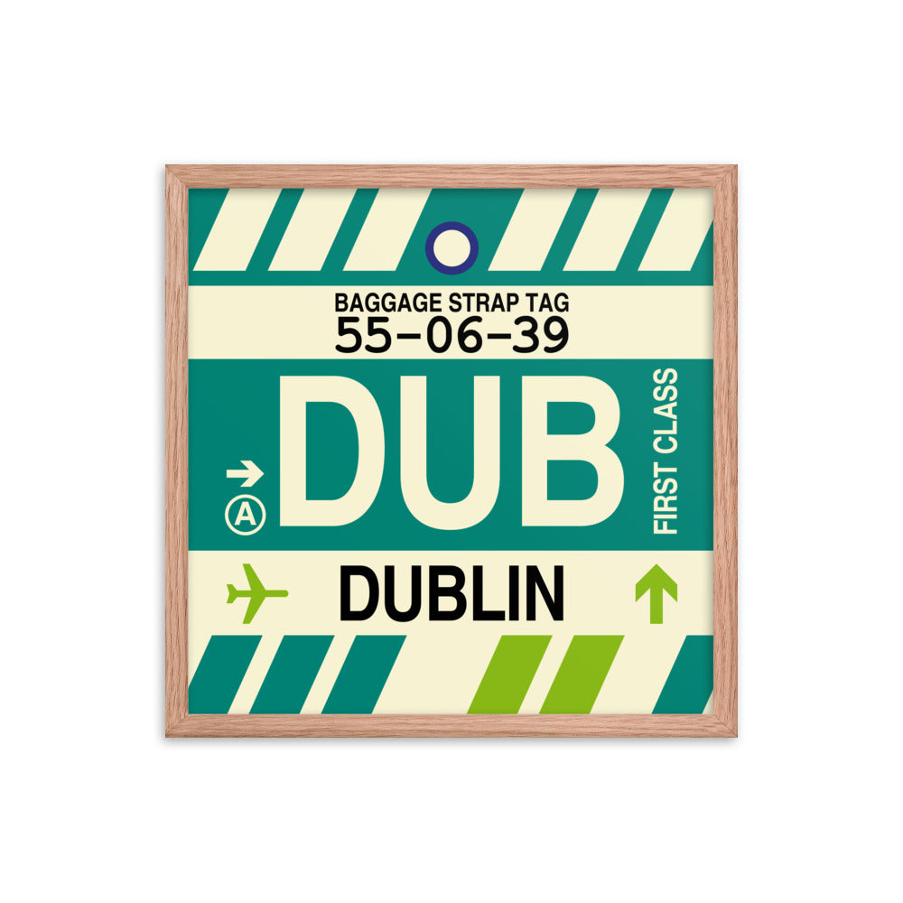 Travel-Themed Framed Print • DUB Dublin • YHM Designs - Image 10