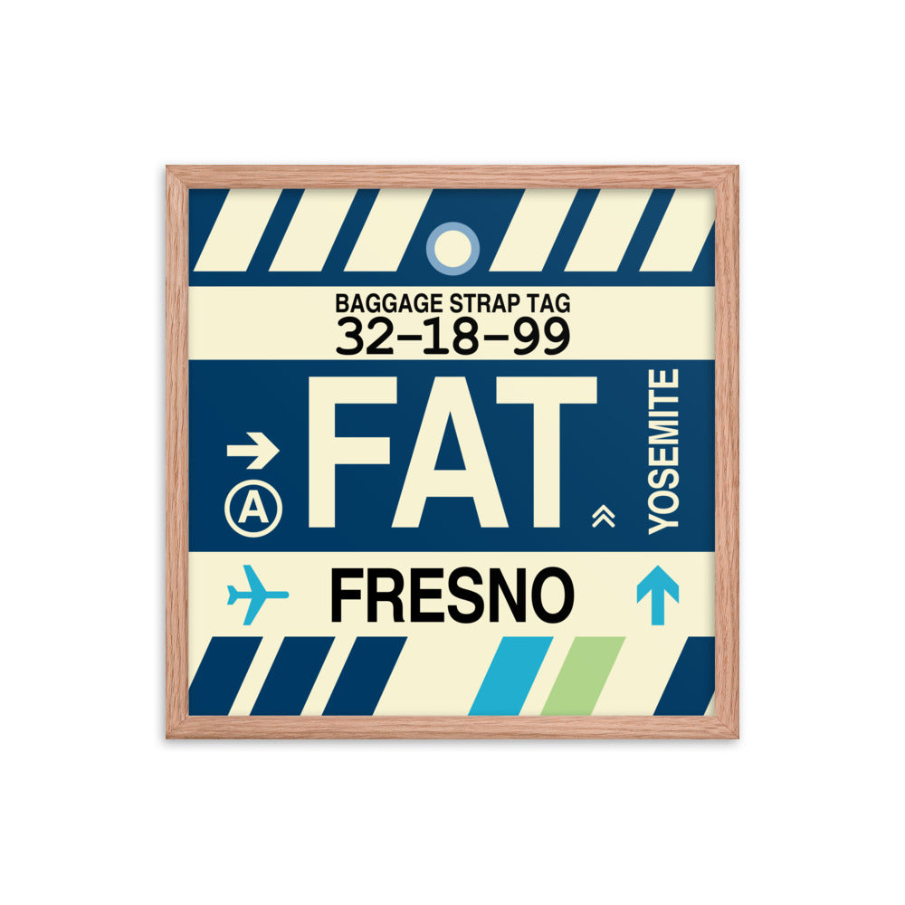 Travel-Themed Framed Print • FAT Fresno • YHM Designs - Image 10