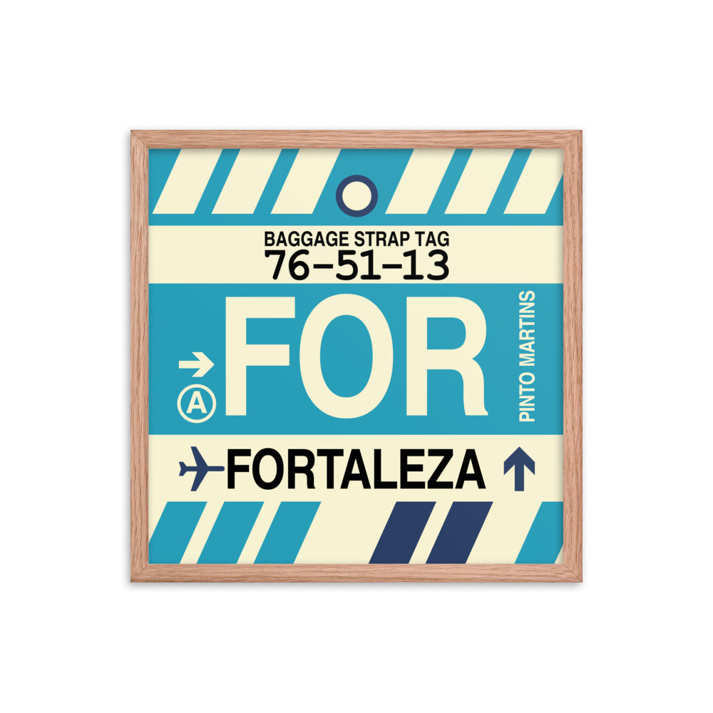 Travel-Themed Framed Print • FOR Fortaleza • YHM Designs - Image 10