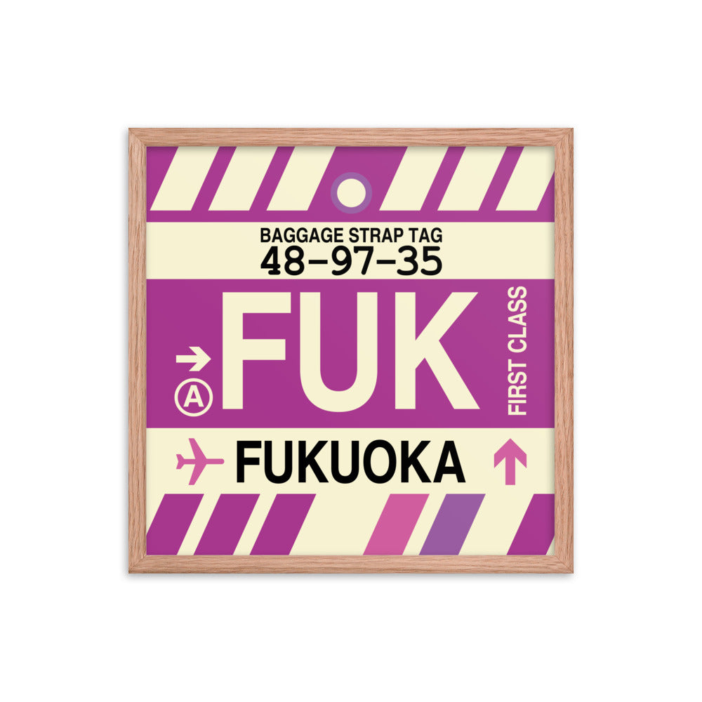 Travel-Themed Framed Print • FUK Fukuoka Souvenir • YHM Designs - Image 10