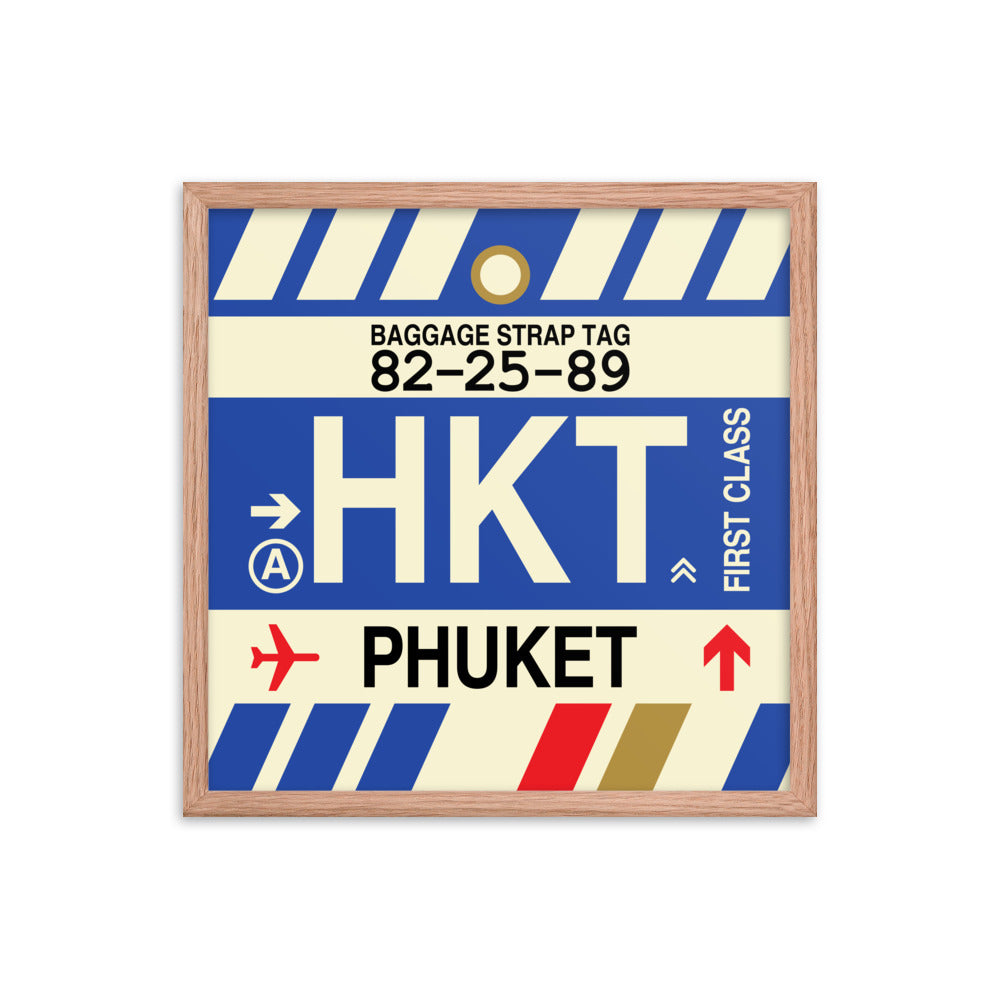Travel-Themed Framed Print • HKT Phuket Souvenir • YHM Designs - Image 10