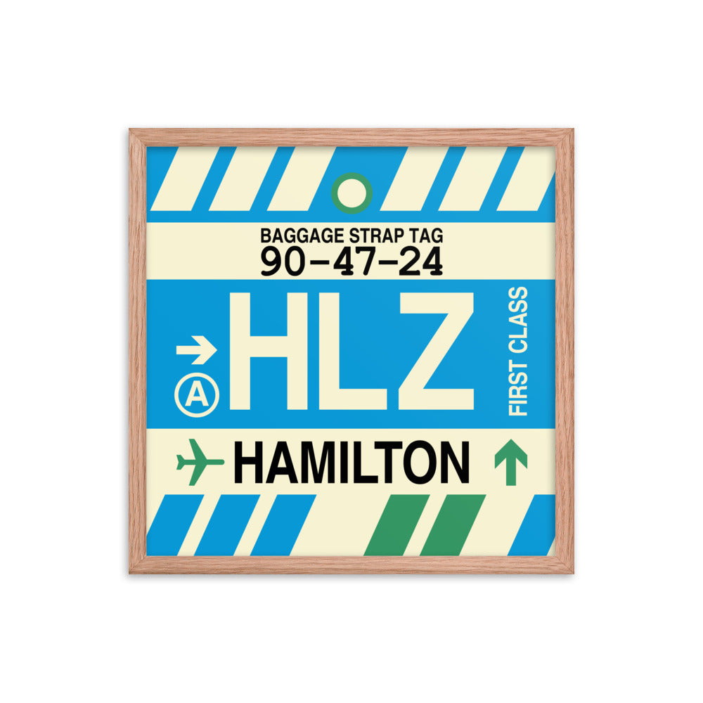 Travel-Themed Framed Print • HLZ Hamilton Souvenir • YHM Designs - Image 10
