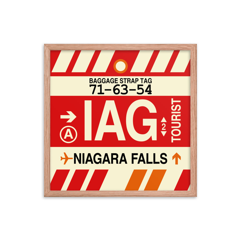 Travel-Themed Framed Print • IAG Niagara Falls • YHM Designs - Image 10