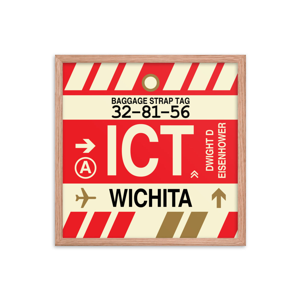 Travel-Themed Framed Print • ICT Wichita • YHM Designs - Image 10
