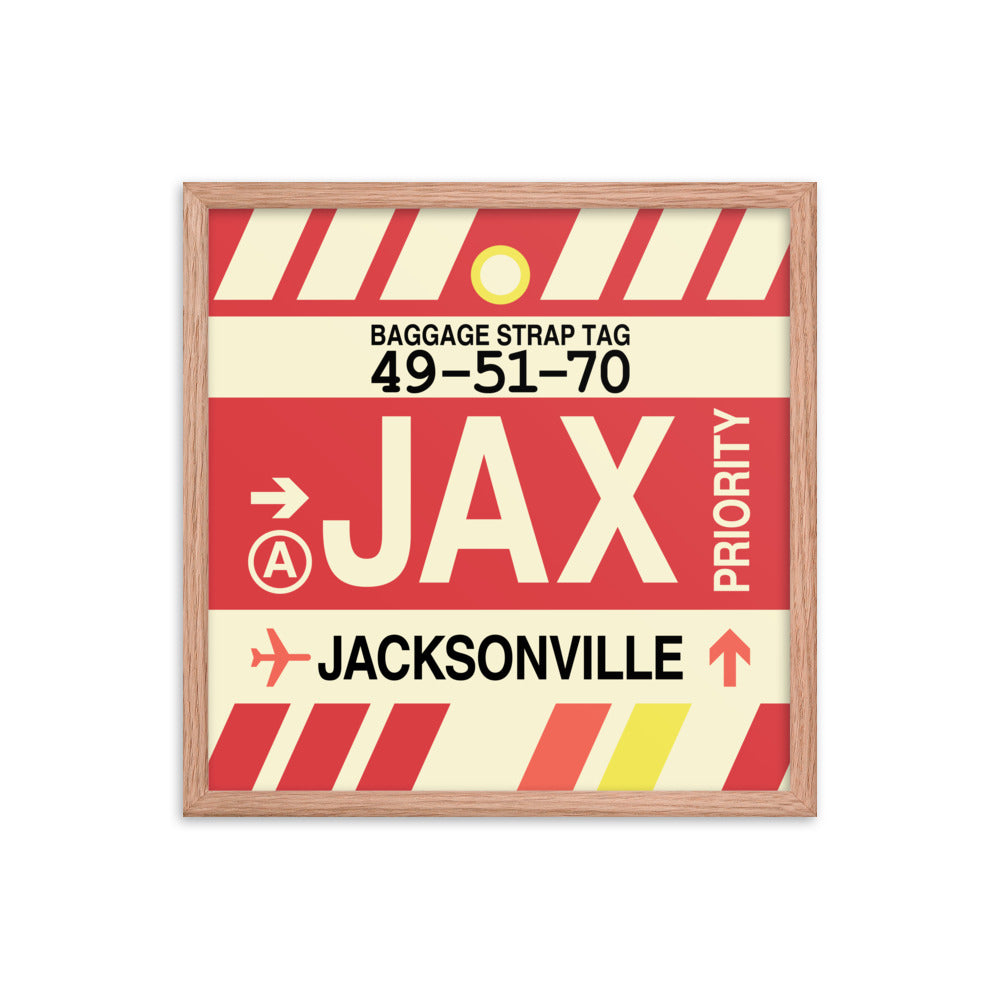 Travel-Themed Framed Print • JAX Jacksonville • YHM Designs - Image 10