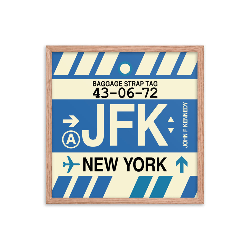 Travel-Themed Framed Print • JFK New York City • YHM Designs - Image 10