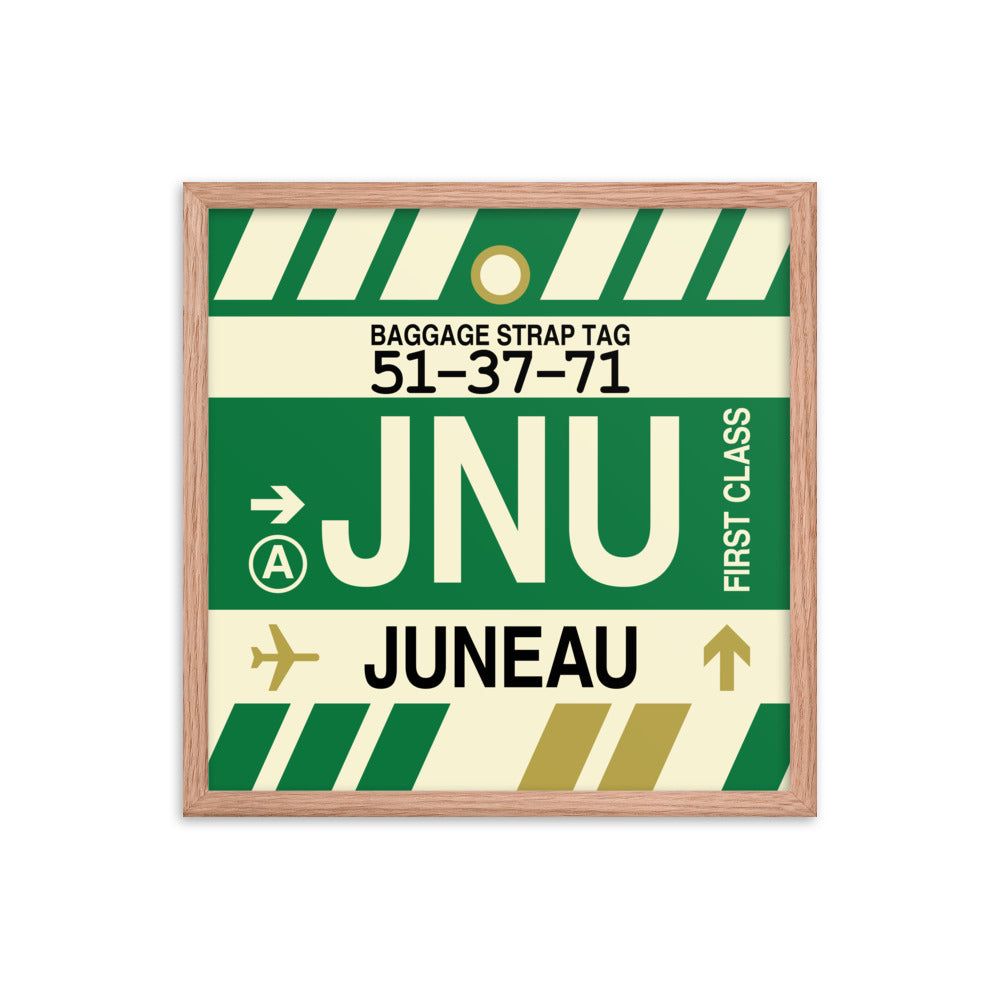 Travel-Themed Framed Print • JNU Juneau • YHM Designs - Image 10