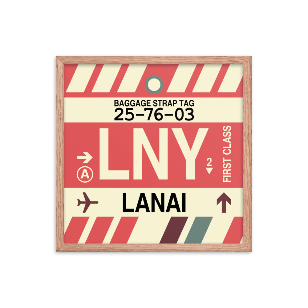 Travel-Themed Framed Print • LNY Lanai • YHM Designs - Image 10