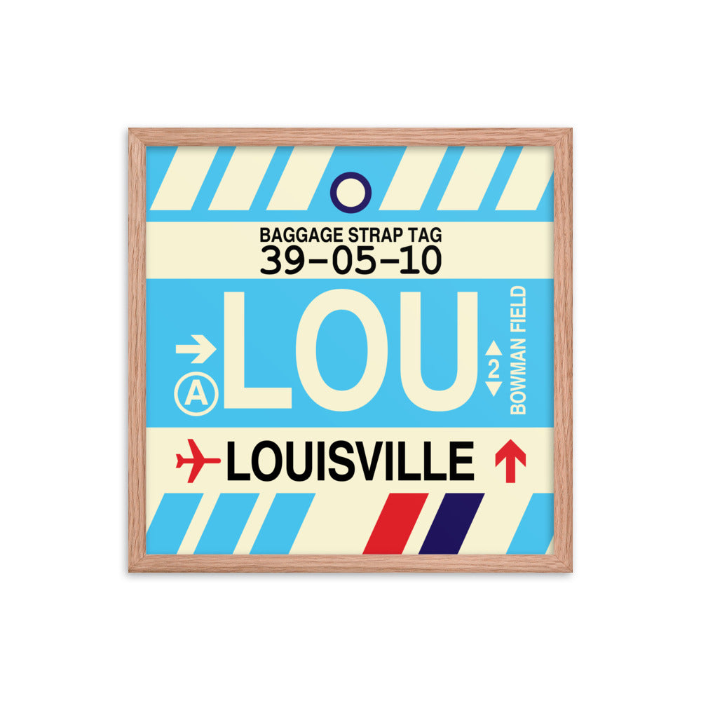 Travel-Themed Framed Print • LOU Louisville • YHM Designs - Image 10