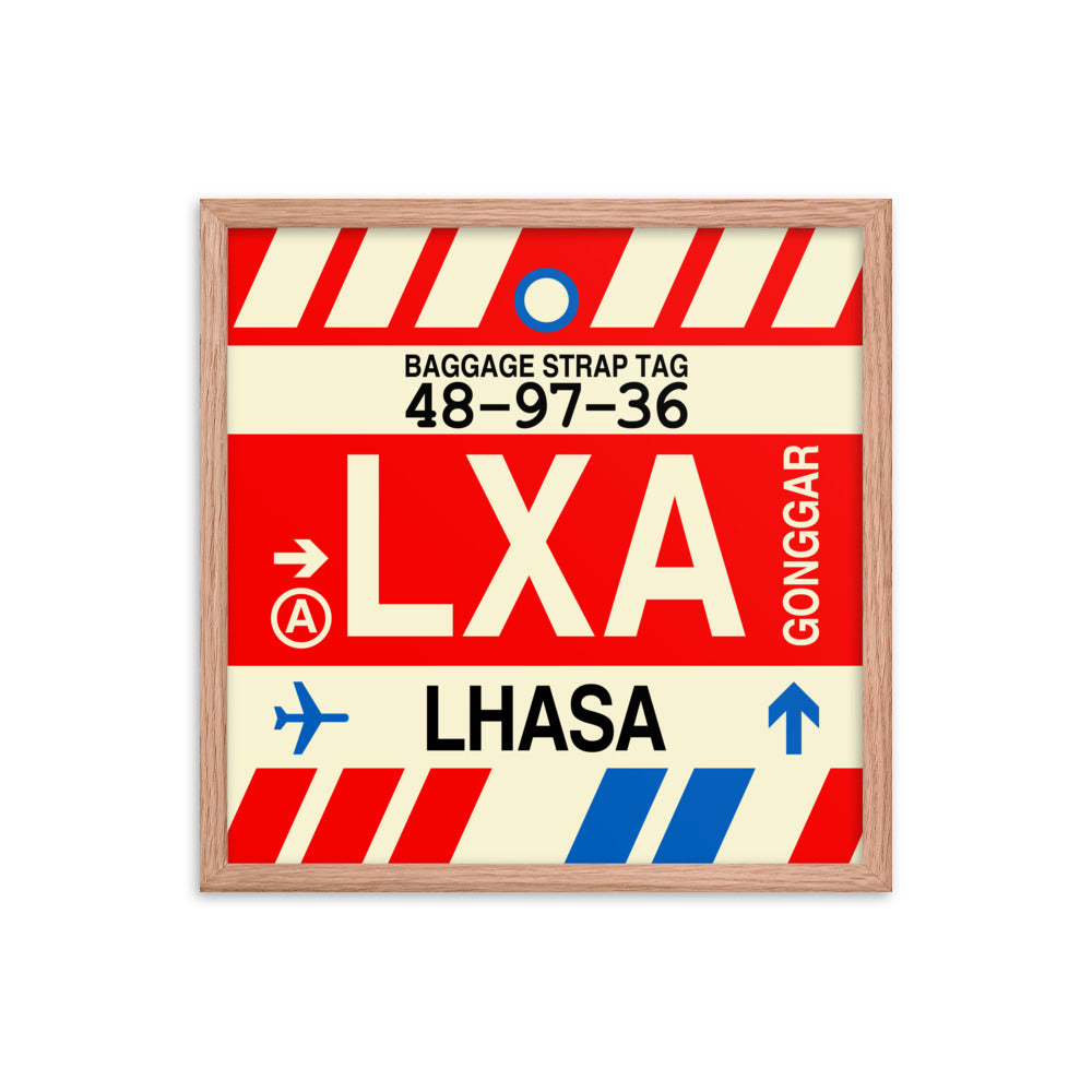 Travel-Themed Framed Print • LXA Lhasa Souvenir • YHM Designs - Image 10