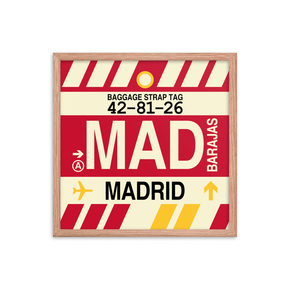 Travel-Themed Framed Print • MAD Madrid • YHM Designs - Image 10