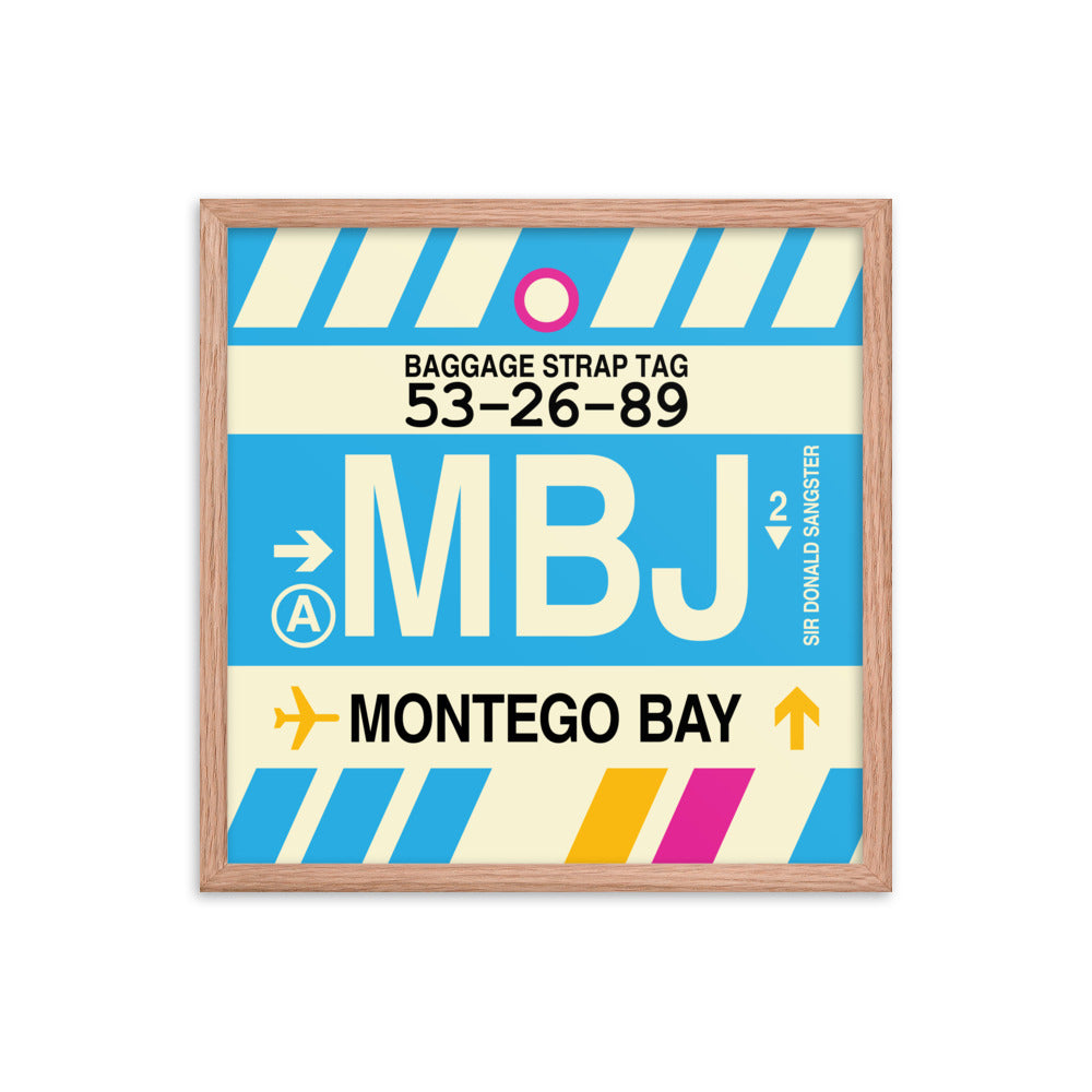 Travel-Themed Framed Print • MBJ Montego Bay Souvenir • YHM Designs - Image 10