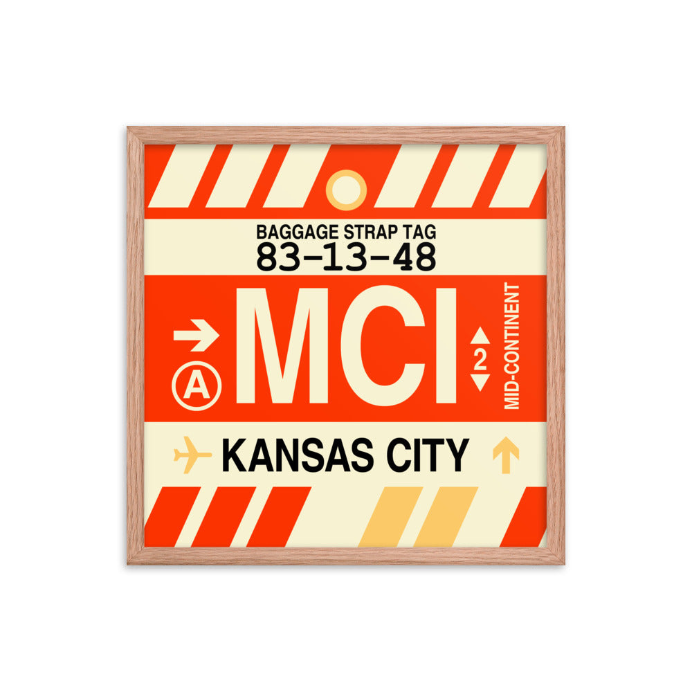 Travel-Themed Framed Print • MCI Kansas City • YHM Designs - Image 10