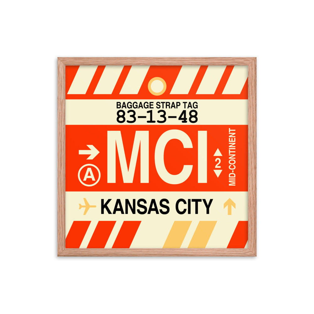 Travel-Themed Framed Print • MCI Kansas City Souvenir • YHM Designs - Image 10