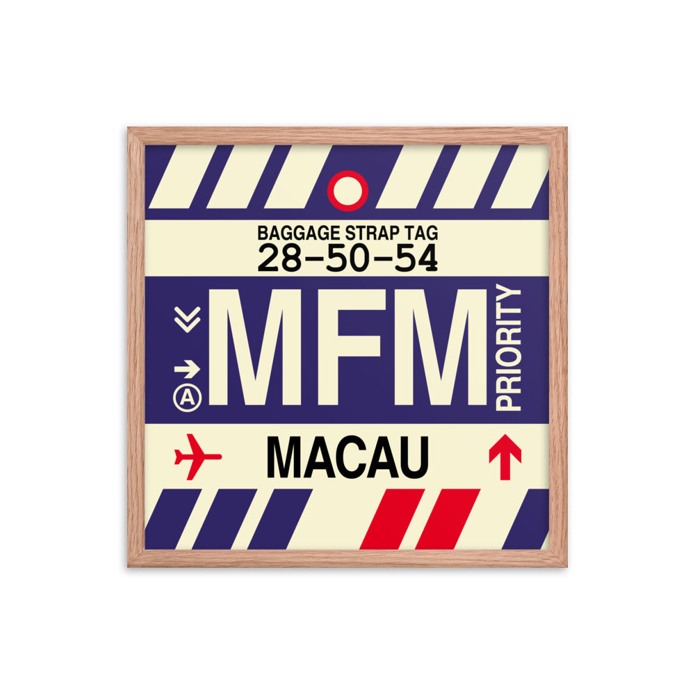 Travel-Themed Framed Print • MFM Macau Souvenir • YHM Designs - Image 10
