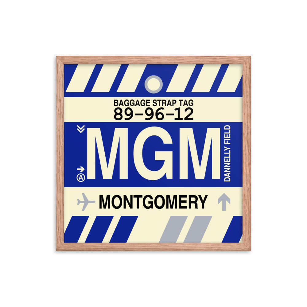 Travel-Themed Framed Print • MGM Montgomery Souvenir • YHM Designs - Image 10