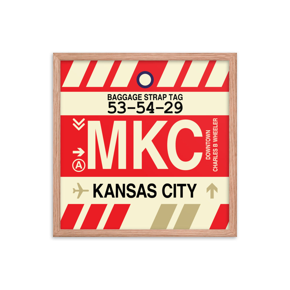 Travel-Themed Framed Print • MKC Kansas City • YHM Designs - Image 10