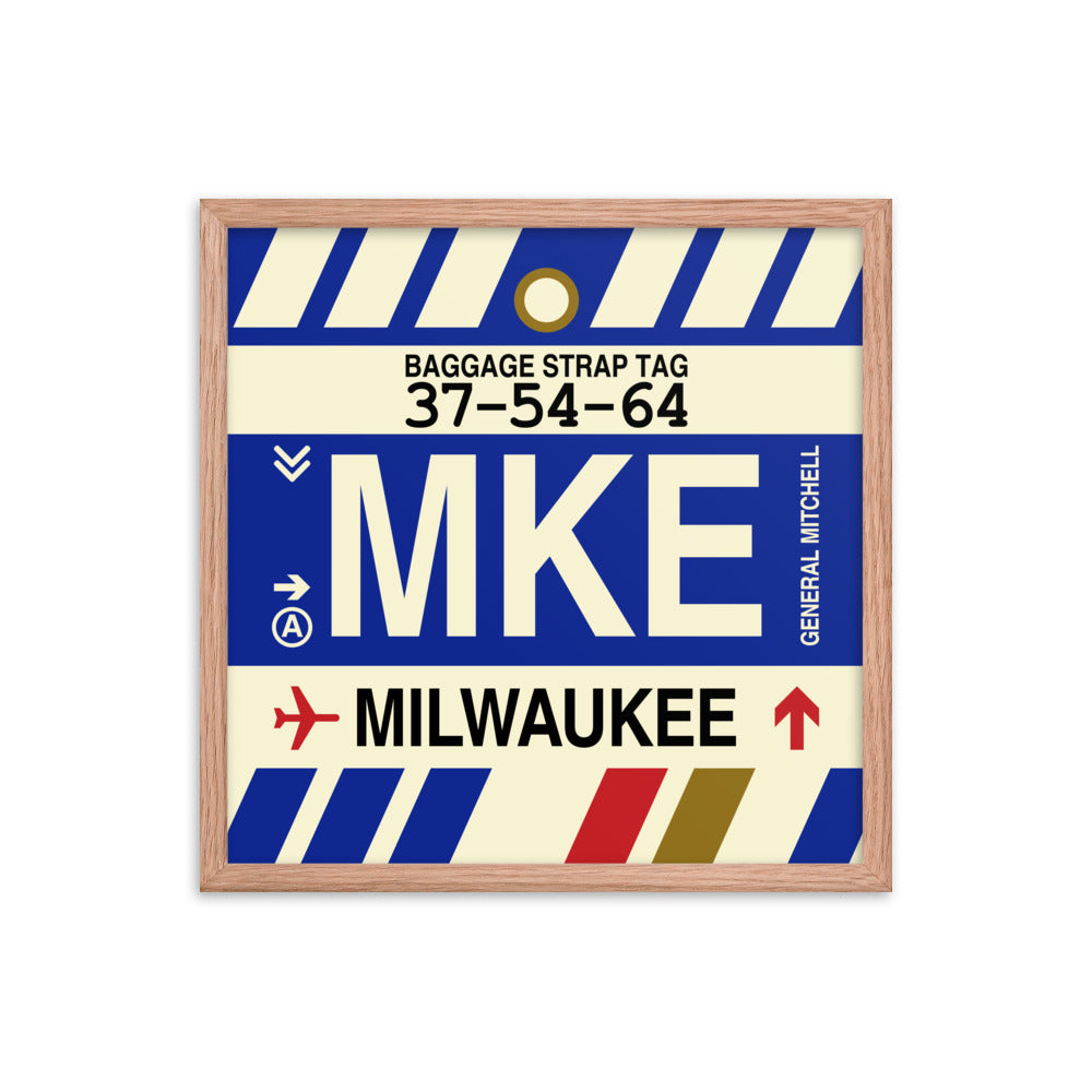 Travel-Themed Framed Print • MKE Milwaukee • YHM Designs - Image 10