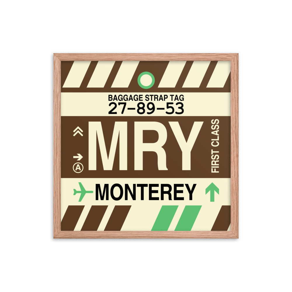 Travel-Themed Framed Print • MRY Monterey • YHM Designs - Image 10