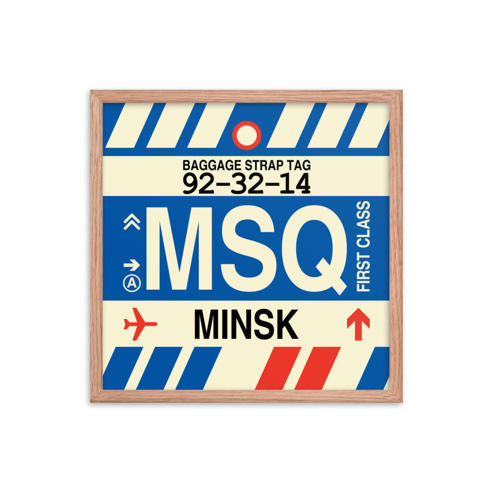 Travel-Themed Framed Print • MSQ Minsk Souvenir • YHM Designs - Image 10