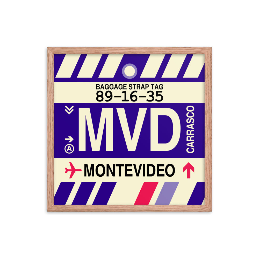 Travel-Themed Framed Print • MVD Montevideo • YHM Designs - Image 10