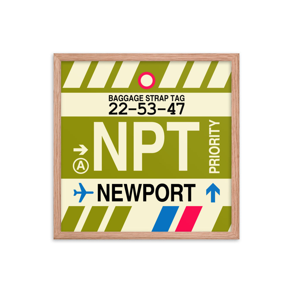 Travel-Themed Framed Print • NPT Newport • YHM Designs - Image 10