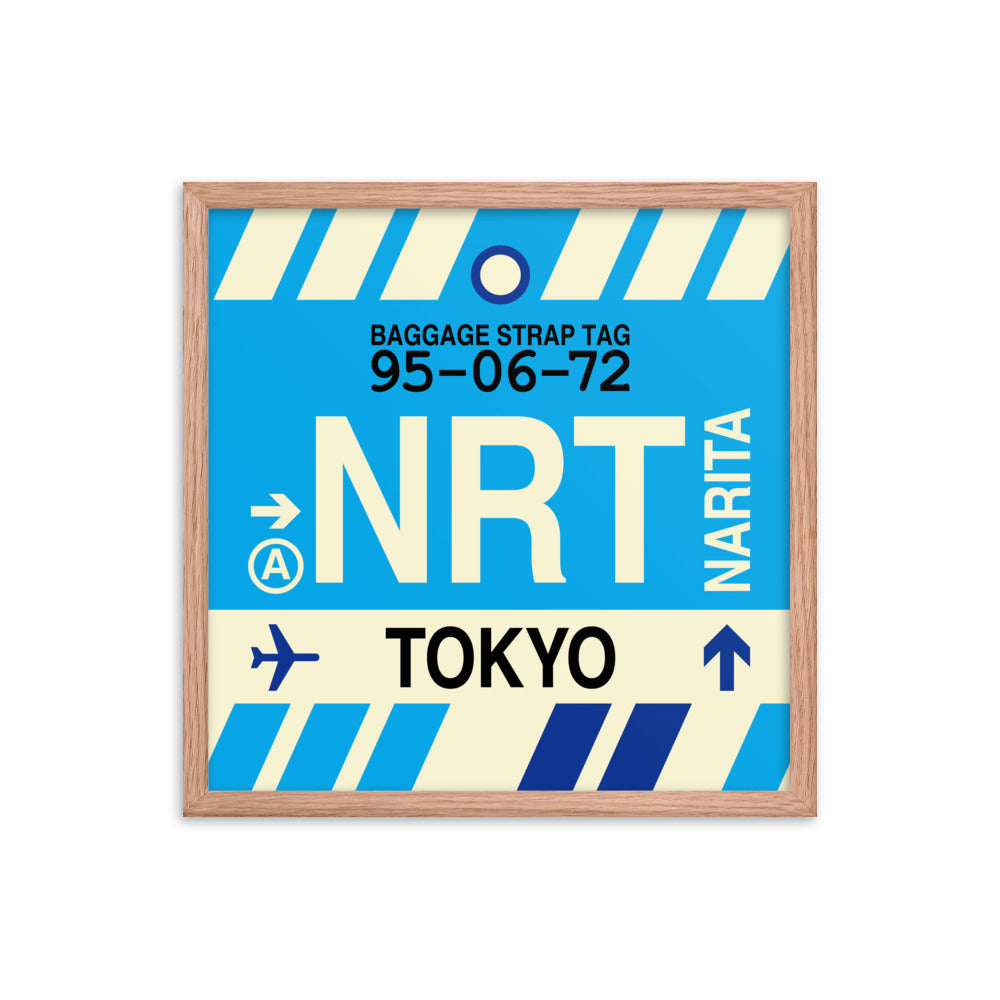 Travel-Themed Framed Print • NRT Tokyo • YHM Designs - Image 10