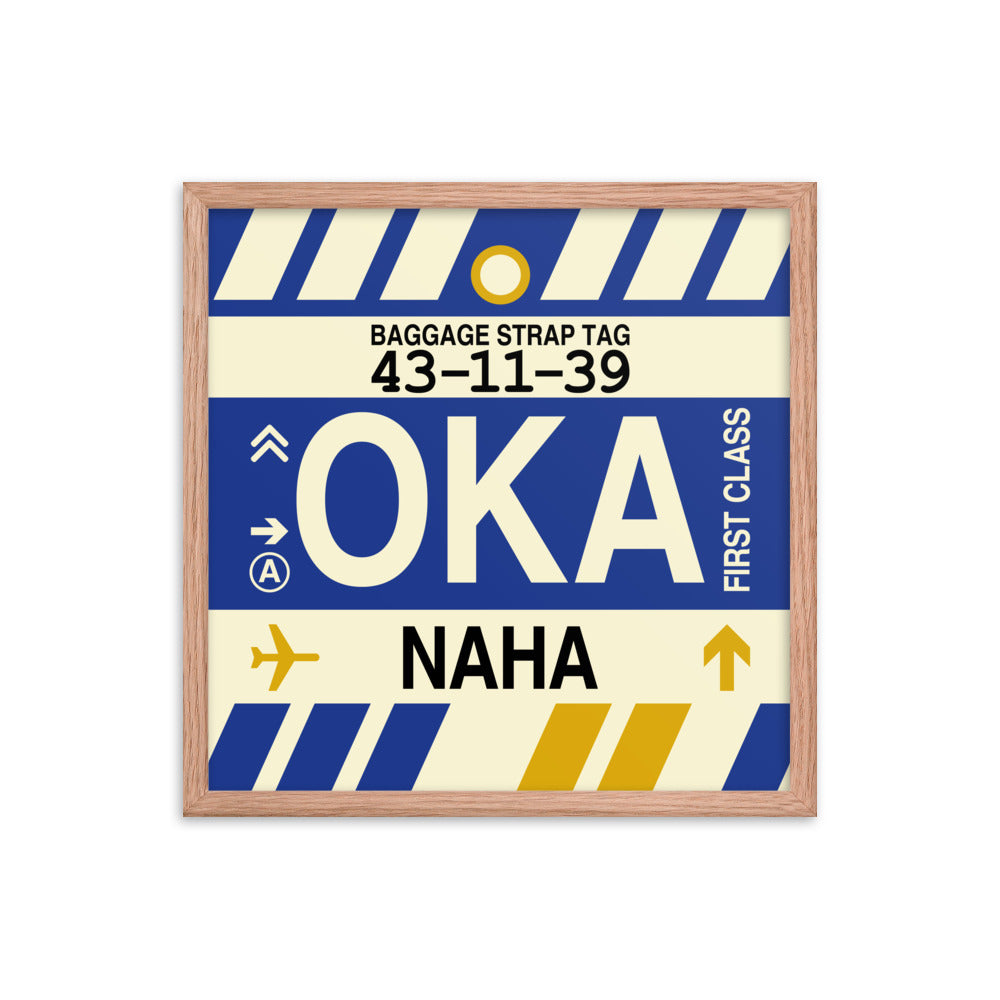 Travel-Themed Framed Print • OKA Naha (Okinawa) Souvenir • YHM Designs - Image 10