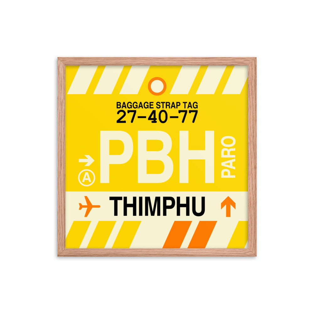 Travel-Themed Framed Print • PBH Thimphu Souvenir • YHM Designs - Image 10