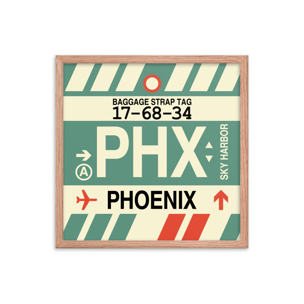 Travel-Themed Framed Print • PHX Phoenix • YHM Designs - Image 10