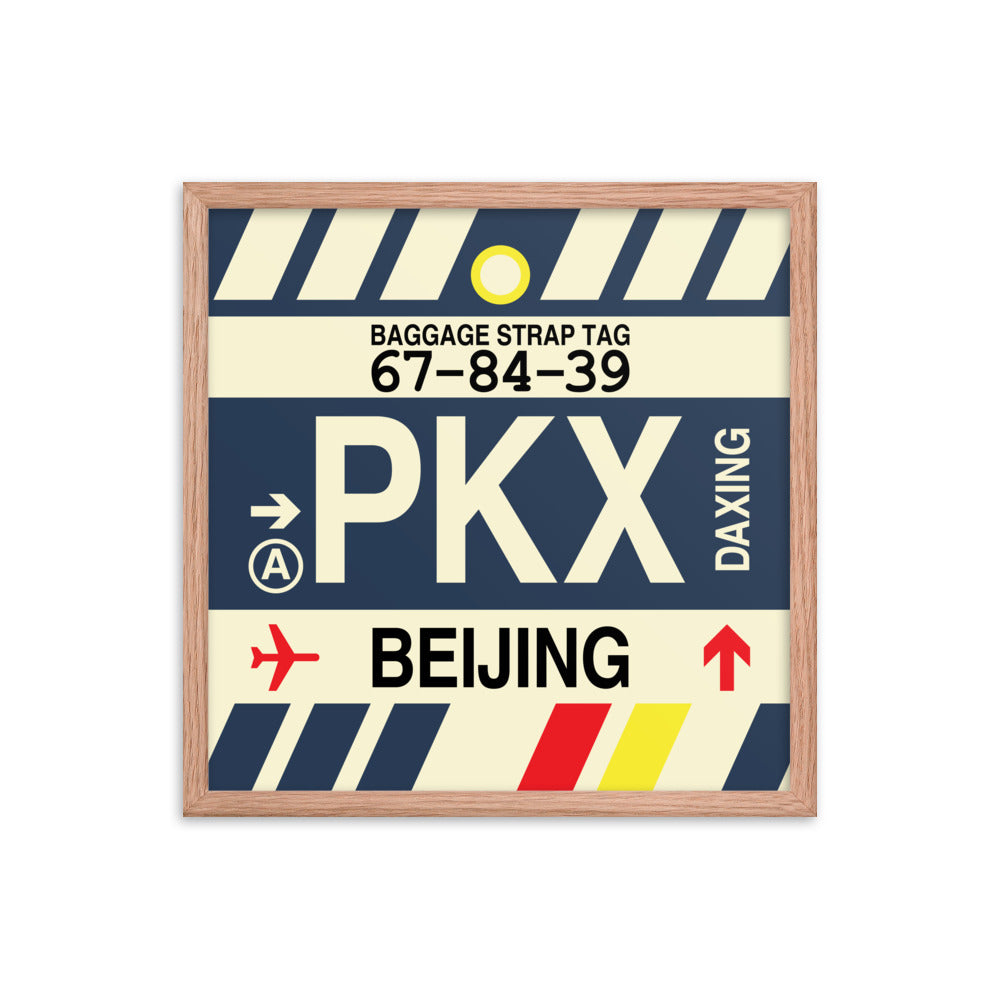 Travel-Themed Framed Print • PKX Beijing • YHM Designs - Image 10