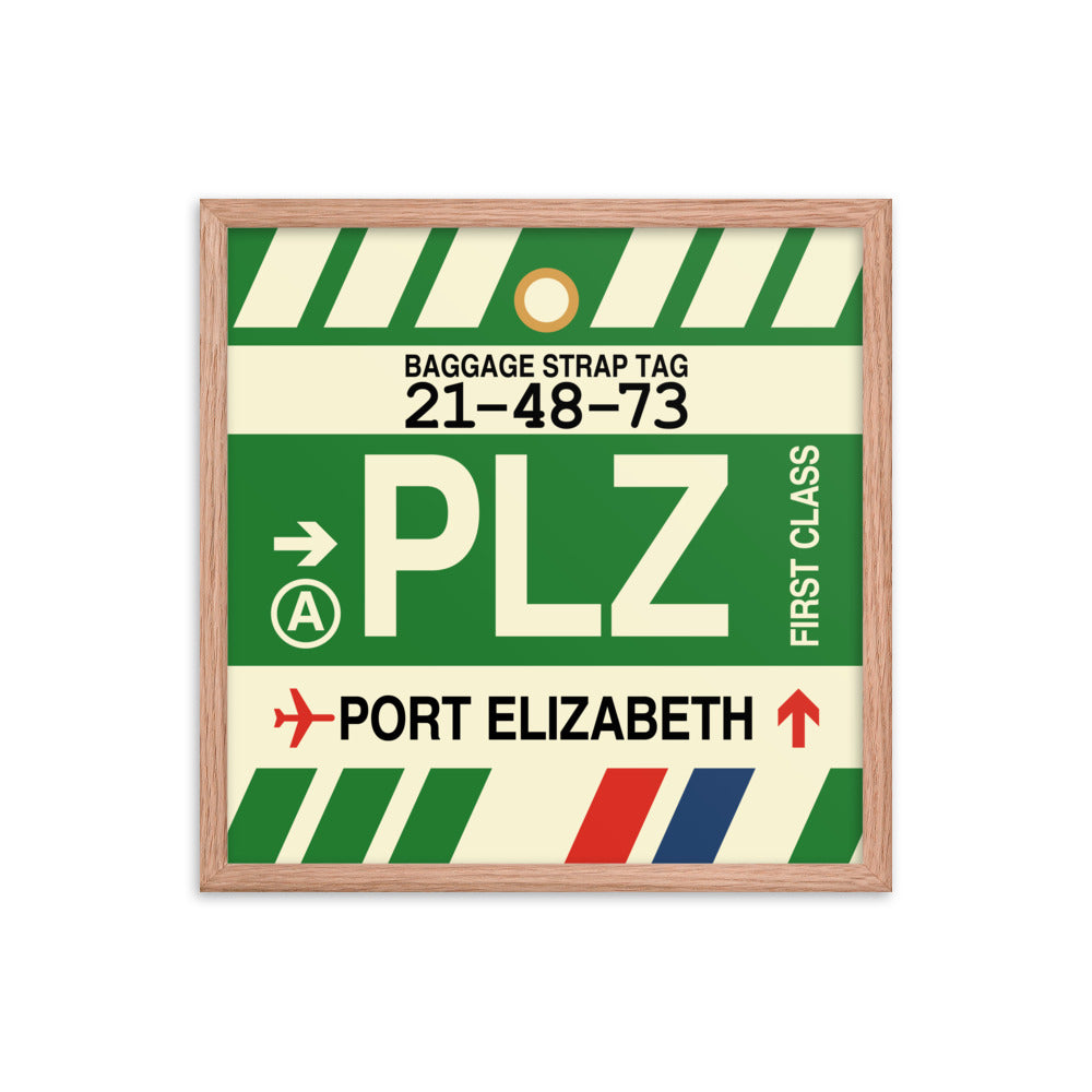 Travel-Themed Framed Print • PLZ Port Elizabeth Souvenir • YHM Designs - Image 10